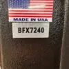 American Security BFX7240 Textured Black, No logo, Black Nickel Hardware, - Image 4